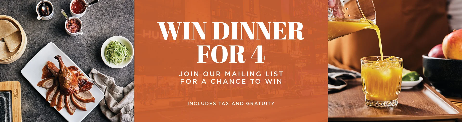 Win Dinner for 4 at Momosan Boston - Join our mailing list for a chance to win. Includes tax and gratuity.